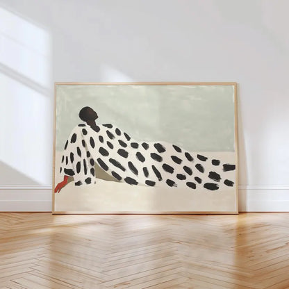 Cuadro Decorativo Abstractos, Modernos, Ilustraciones Modernas XXV Marco Natural