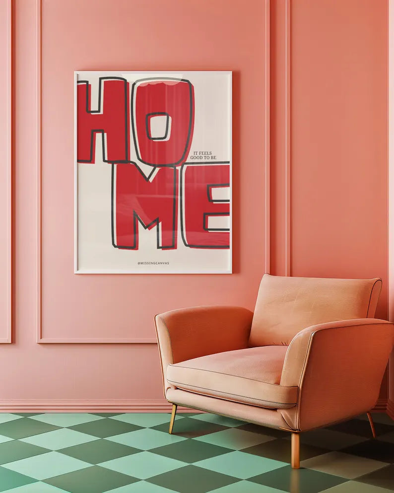 Cuadro Individual Frases, HOME