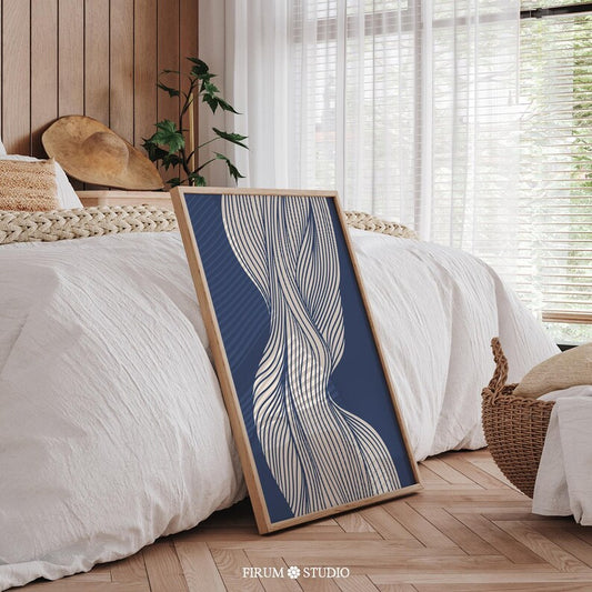 Cuadro Decorativo Azul como el mar AZUL II