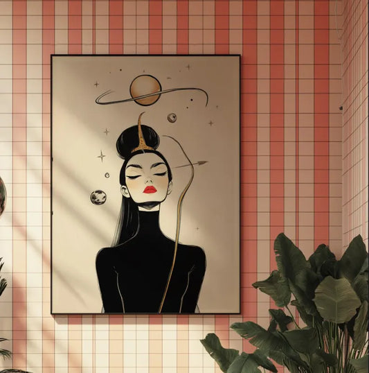 Cuadro Decorativo Conexión Espiritual, Zodiaco, Astral XI SAGITARIO