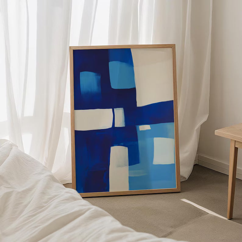 Cuadro Decorativo Azul como el mar AZUL XIII