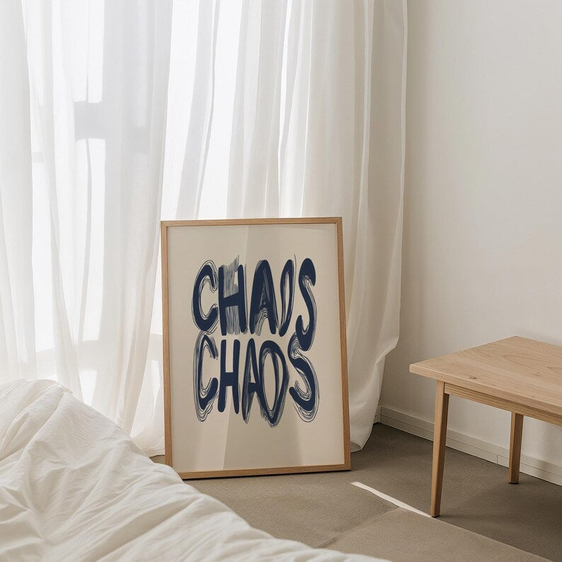 Cuadro Individual Frases, CHAOS