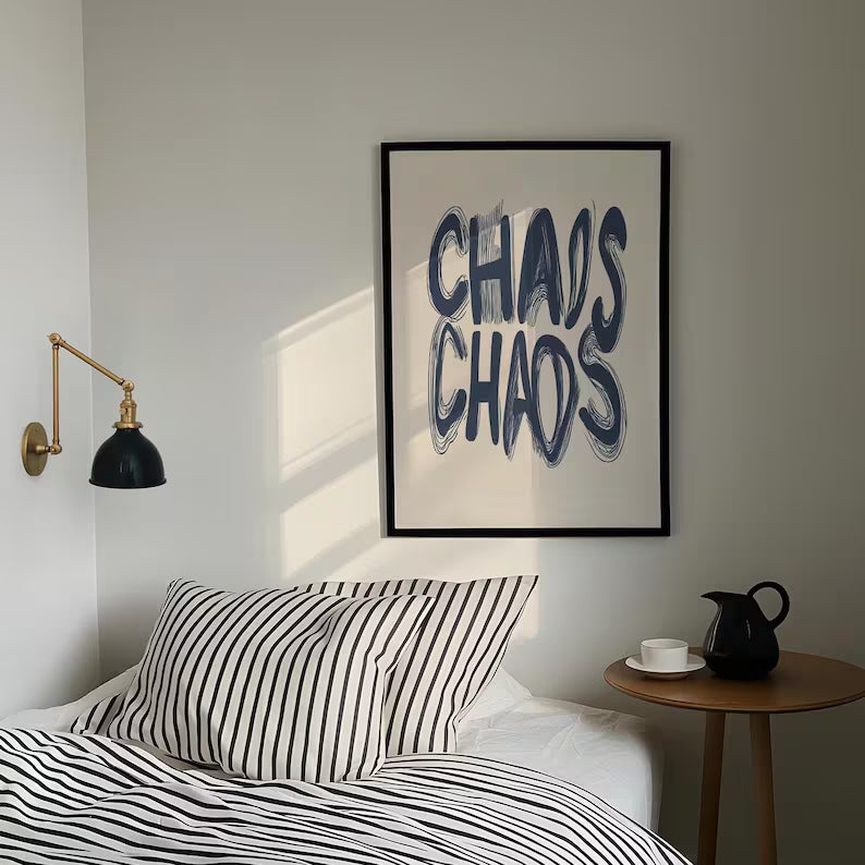 Cuadro Individual Frases, CHAOS