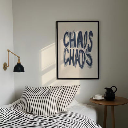 Cuadro Individual Frases, CHAOS