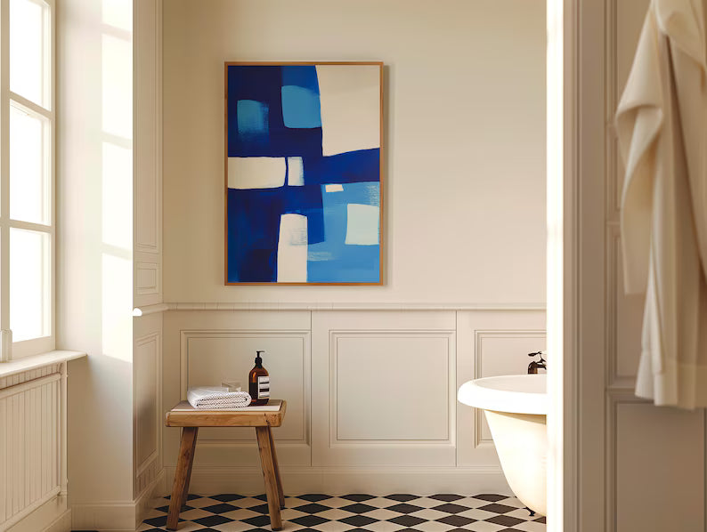 Cuadro Decorativo Azul como el mar AZUL XIII