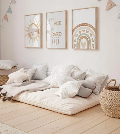 Set x3 Cuadros Infantiles, Wonderland XIV