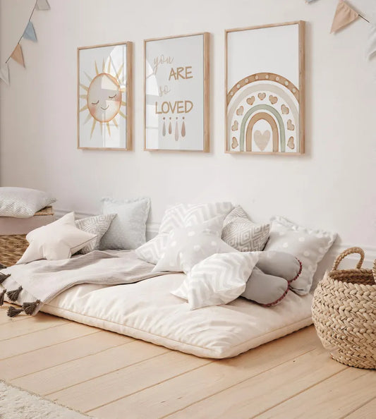 Set x3 Cuadros Infantiles, Wonderland XIV