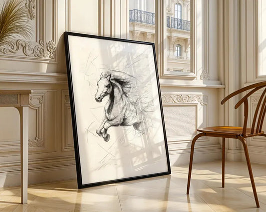 Cuadro Decorativo Caballos, Amantes de los Caballos V