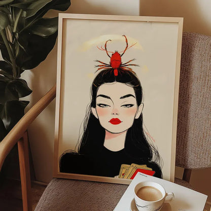 Cuadro Decorativo Conexión Espiritual, Zodiaco, Astral XIII CANCER