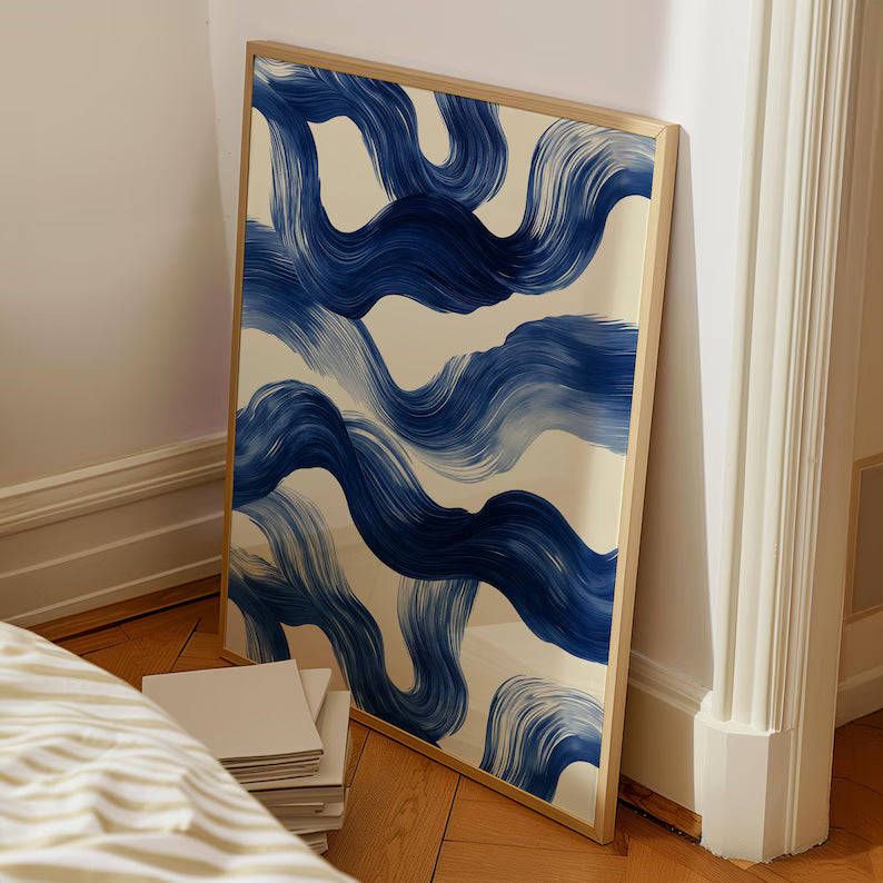 Cuadro Decorativo Azul como el mar AZUL III