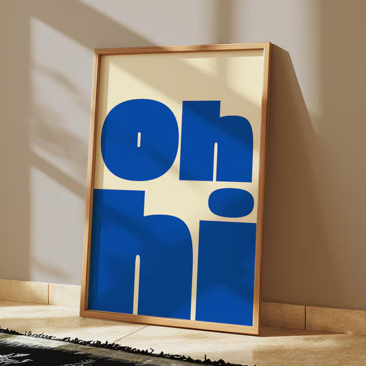 Cuadro Decorativo Azul como el mar AZUL XI