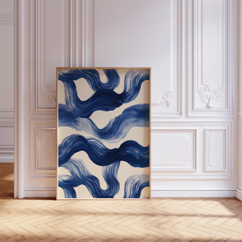 Cuadro Decorativo Azul como el mar AZUL III