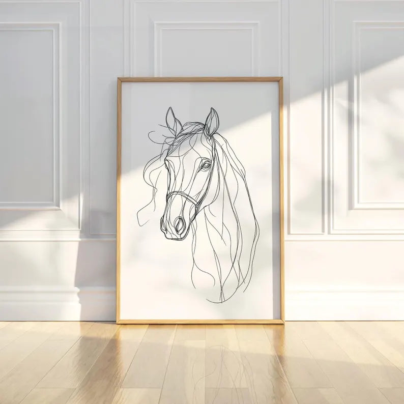 Cuadro Decorativo Caballos, Amantes de los Caballos XVI