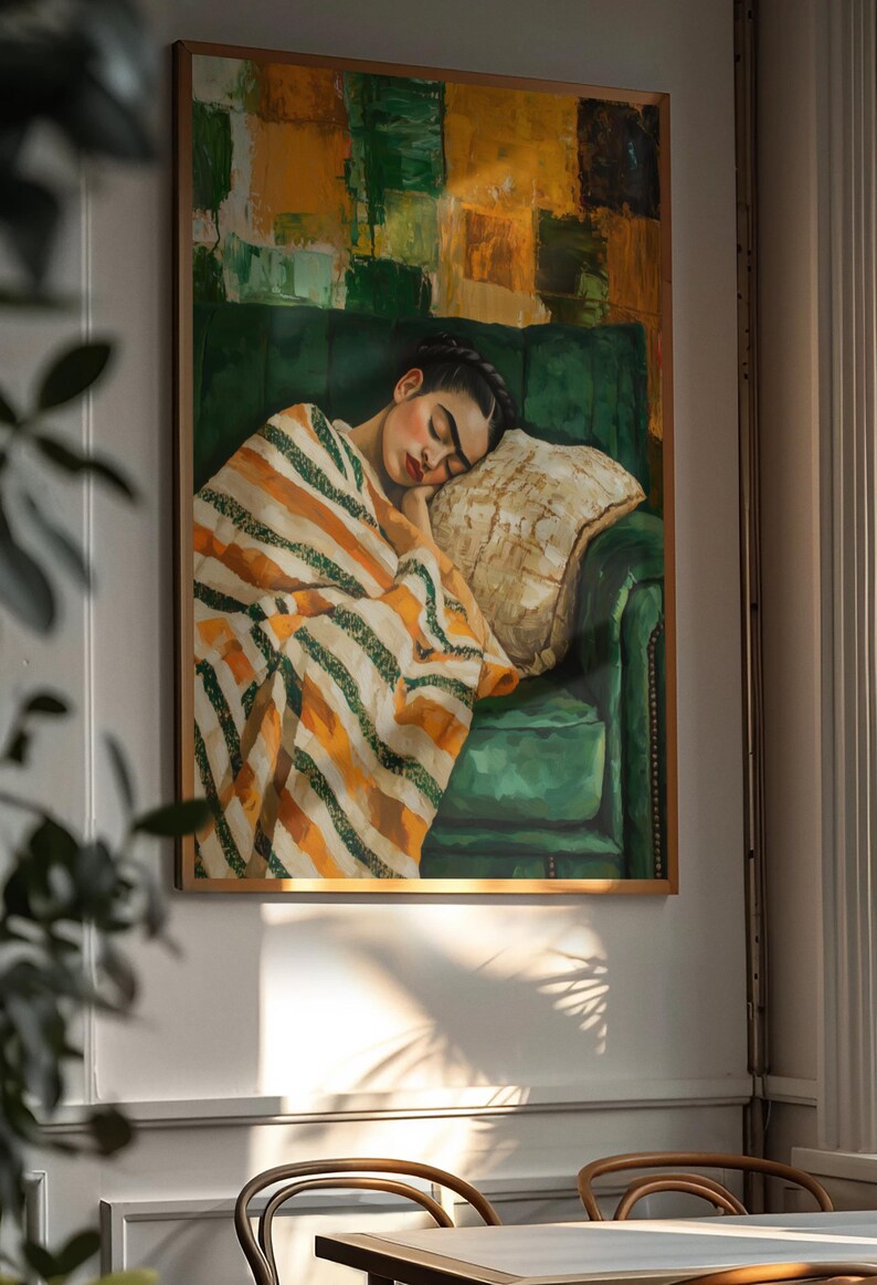 Cuadro Decorativo Edición especial Frida Kahlo II PROMO 2X1 PROMO 2X1 Marco Natural