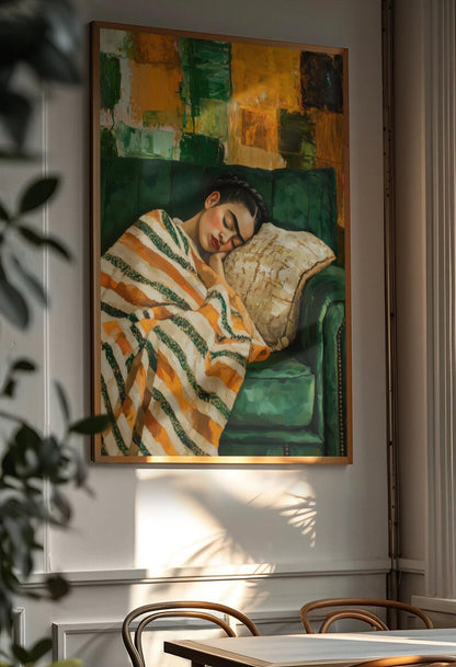 Cuadro Decorativo Edición especial Frida Kahlo II PROMO 2X1 PROMO 2X1 Marco Natural