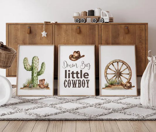 Set x3 Cuadros Infantiles, Wonderland XVII