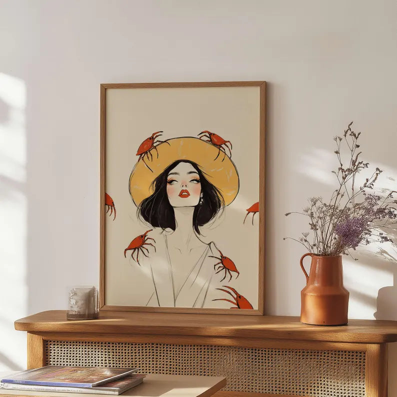 Cuadro Decorativo Conexión Espiritual, Zodiaco, Astral X CANCER