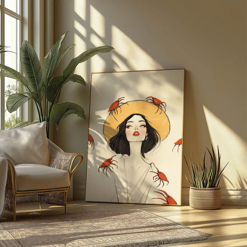 Cuadro Decorativo Conexión Espiritual, Zodiaco, Astral X CANCER