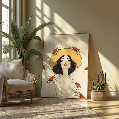 Cuadro Decorativo Conexión Espiritual, Zodiaco, Astral X CANCER