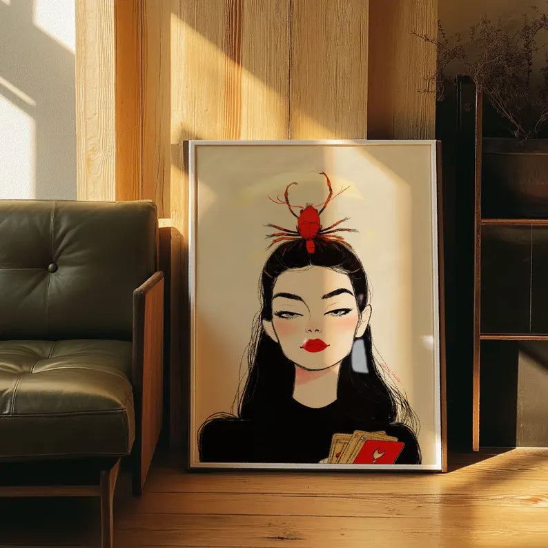 Cuadro Decorativo Conexión Espiritual, Zodiaco, Astral XIII CANCER