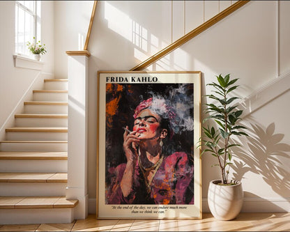 Cuadro Decorativo Edición especial Frida Kahlo IX PROMO 2X1 PROMO 2X1 Marco Natural