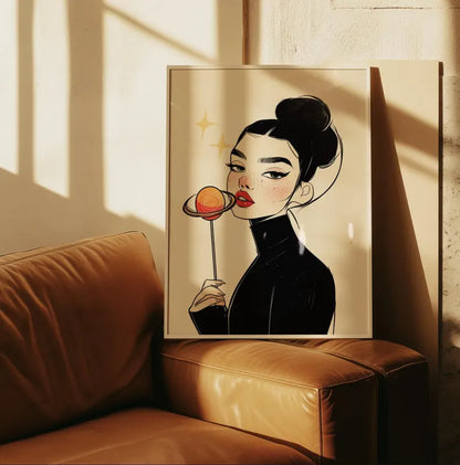 Cuadro Decorativo Conexión Espiritual, Zodiaco, Astral IX ACUARIO