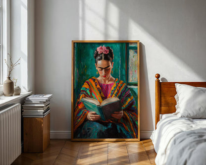 Cuadro Decorativo Edición especial Frida Kahlo VIII PROMO 2X1 PROMO 2X1 Marco Natural