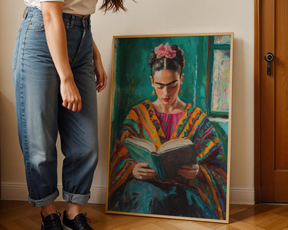 Cuadro Decorativo Edición especial Frida Kahlo VIII PROMO 2X1 PROMO 2X1 Marco Natural