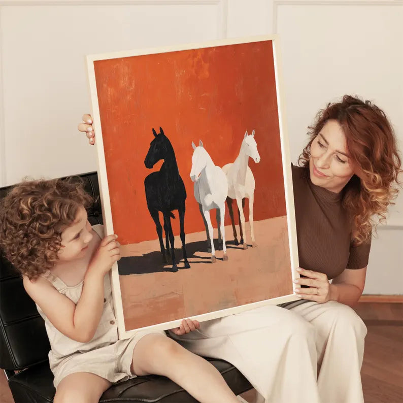 Cuadro Decorativo Caballos, Amantes de los Caballos VII