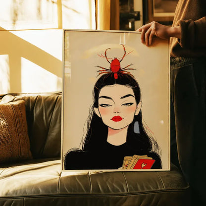 Cuadro Decorativo Conexión Espiritual, Zodiaco, Astral XIII CANCER