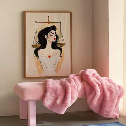 Cuadro Decorativo Conexión Espiritual, Zodiaco, Astral III LIBRA