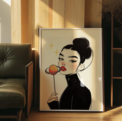 Cuadro Decorativo Conexión Espiritual, Zodiaco, Astral IX ACUARIO