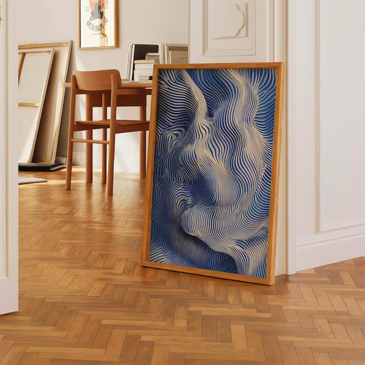 Cuadro Decorativo Azul como el mar AZUL I