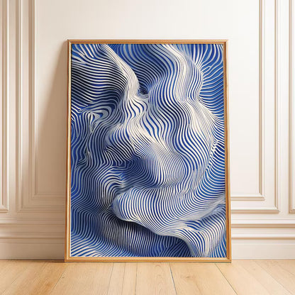 Cuadro Decorativo Azul como el mar AZUL I