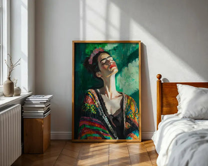 Cuadro Decorativo Edición especial Frida Kahlo I PROMO 2X1 PROMO 2X1 Marco Natural