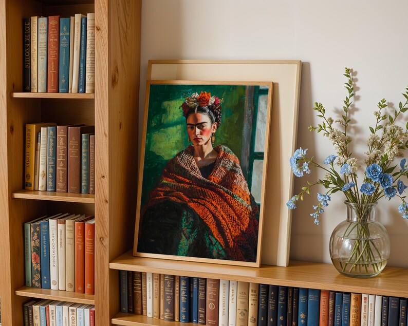 Cuadro Decorativo Edición especial Frida Kahlo VI PROMO 2X1 PROMO 2X1 Marco Natural
