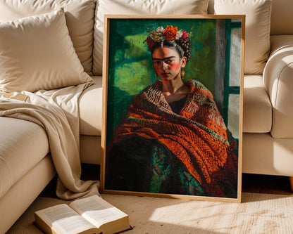 Cuadro Decorativo Edición especial Frida Kahlo VI PROMO 2X1 PROMO 2X1 Marco Natural
