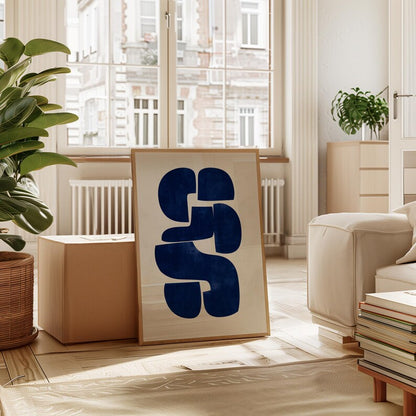 Cuadro Decorativo Azul como el mar AZUL IV