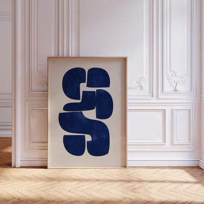 Cuadro Decorativo Azul como el mar AZUL IV