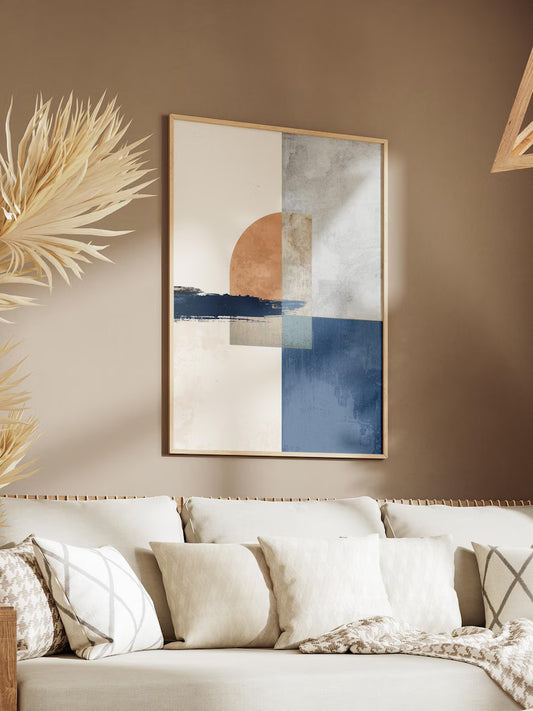 Cuadro Decorativo Azul como el mar AZUL XVI