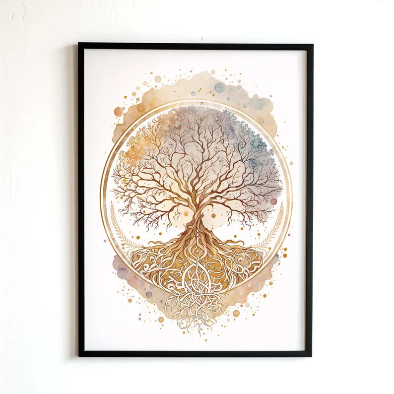 Cuadro Decorativo Espiritual, Árbol de la vida