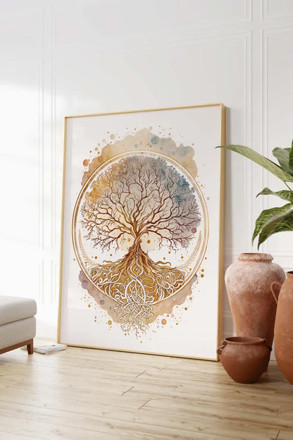 Cuadro Decorativo Espiritual, Árbol de la vida