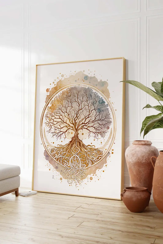Cuadro Decorativo Espiritual, Árbol de la vida