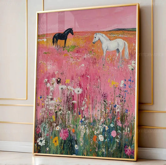 Cuadro Decorativo Caballos, Amantes de los Caballos XXXI