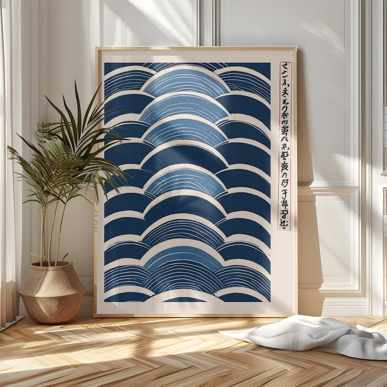 Cuadro Decorativo Azul como el mar AZUL VIII