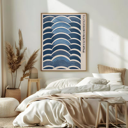 Cuadro Decorativo Azul como el mar AZUL IX