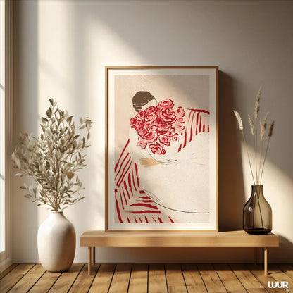 Cuadro Decorativo Abstractos, Modernos, Colección Atelier 36 Marco Natural