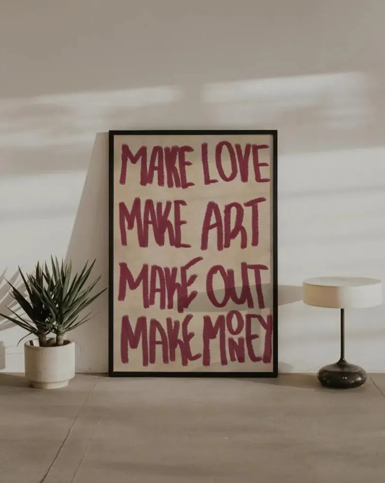 Cuadro Decorativo Modernos, Living, Make Art