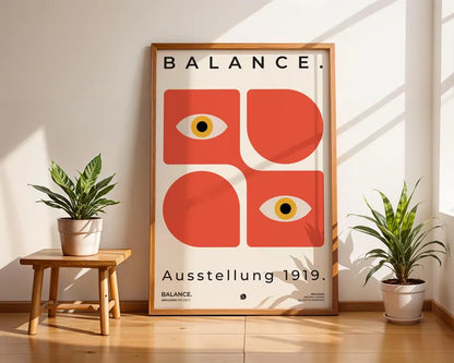 Cuadro Decorativo Typography, Balance Marco Natural