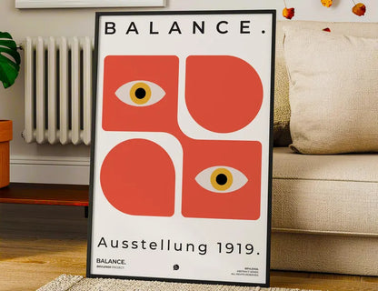 Cuadro Decorativo Typography, Balance Marco Natural